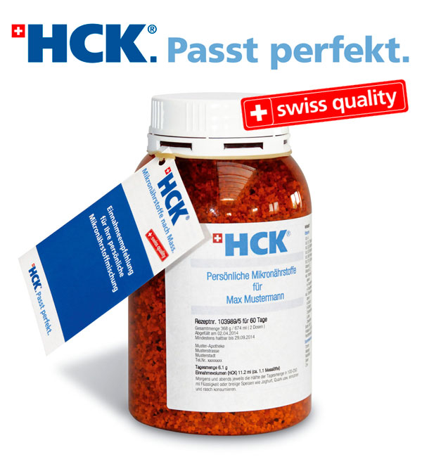 HCK · Persönliche Mikronährstoffe nach Mass
